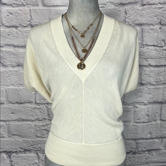Armani Exchange lightweight wool blend sweater blouse - Picture 1 of 7